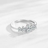 Women's S925 Sterling Silver Drop-shaped Ring – Gifts for Her — 8