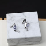 925 Silver Needle Long Chain Earrings Butterfly Ear – Surprise Gifts — 7