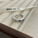 Sweet Small Colored Love Zircon Ring – Gifts for Couples — 2