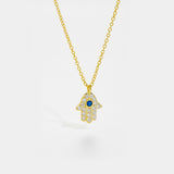 S925 Silver Devil's Eye Zircon Necklace – Jewelry Gift Ideas — 2