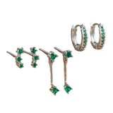 Women's Inlaid Zircon 18K Gold Plating 6-piece Set – Gifts for Her — 2