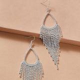 Bohemian Tassel Shiny Long Rhinestone-encrusted Earrings – Gift Ideas — 2
