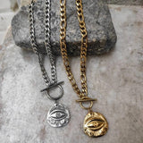Vintage Fashion Eye Of Horus Pendant Necklace – Jewelry Gift Ideas — 2