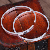 Sterling Silver Bracelet Female Pair Of Simple – Jewelry Gift Ideas — 2
