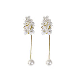 Pearl Flower Earrings Feminine And Advanced – Everyday Gifts — 5