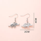 Cute Animal Sloth Drop Earrings – Birthday Gifts — 4