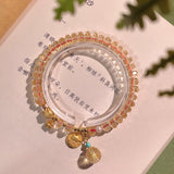 Single-ring Faceted Crystal Strand With Lucky Cat – Jewelry Gift Ideas — 3