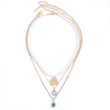 Women's Multilayer Gold Simple Letter Necklace – Jewelry Gift Ideas — 5