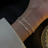 Sparkling Zircon Bracelet 2-piece Set – Jewelry Gift Ideas — 5