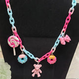 donut lollipop pastel chain necklace – Jewelry Gift Ideas — 4