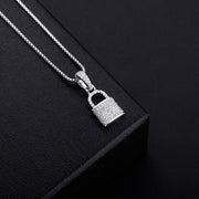 S925 Silver Small Lock Necklace Female Fashion – Jewelry Gift Ideas — 5