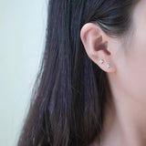 Women's Lucky Clover Mini Earrings – Gifts for Her — 7