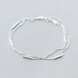 Mori Artistic Double-circle Anklet Ornament Women – Gifts for Her — 1