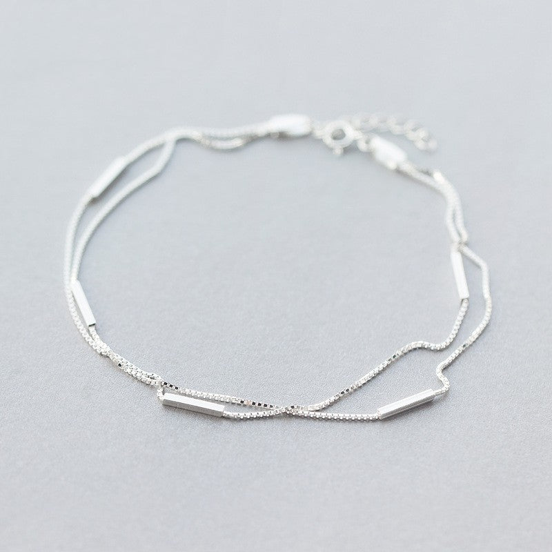 Mori Artistic Double-circle Anklet Ornament Women – Gifts for Her — 1