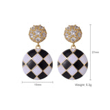 Short Pearl Frosted Bead Copper Earrings – Special Occasion Gifts — 2