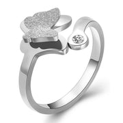 Frosted Butterfly Ring – Unique Gift Ideas — 6
