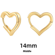 Women's Simple Hollow Five-pointed Star Heart Earrings – Gifts for Her — 7