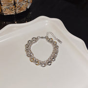 Versatile Zircon Flower Pearl Bracelet – Jewelry Gift Ideas — 20