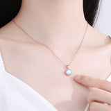 Crown Moonstone Necklace Female S925 Sterling – Jewelry Gift Ideas — 3