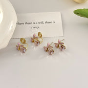 Light Luxury Minority Design Bow Boutique Zircon – Practical Gifts — 4