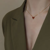 French Ins Affordable Luxury Style Heart Clavicle – Stylish Gifts — 1