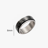 Men's Titanium Steel Ring Student Lettering – Jewelry Gift Ideas — 4