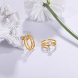 Micro-inlaid Zircon Ring Index Finger Ring Little – Jewelry Gift Ideas — 1