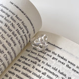 S925 Sterling Silver Women's Irregular Simple Ring – Gifts for Her — 5
