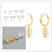 Stainless Steel Zircon Earrings – Gift Ideas — 2