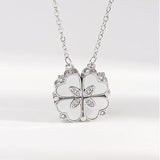 Net Red Clover Enamel Necklace Female – Jewelry Gift Ideas — 1