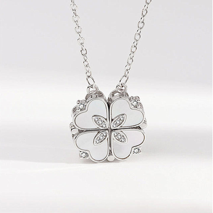 Net Red Clover Enamel Necklace Female – Jewelry Gift Ideas — 1