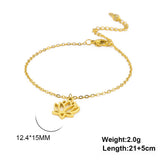 Women's Lotus Stainless Steel Bohemian Pendant – Jewelry Gift Ideas — 10