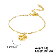 Women's Lotus Stainless Steel Bohemian Pendant – Jewelry Gift Ideas — 10