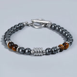 Stainless Steel OT Buckle Tiger-Eye Bracelet Men – Jewelry Gift Ideas — 10