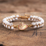 White Turquoise Braided Waterdrop Shape Colorful – Jewelry Gift Ideas — 4
