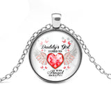 12 Colors Birthstone Angel Wings Necklace Daddy's – Jewelry Gift Ideas — 10