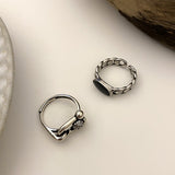 Personality Retro Trend Epoxy Oval Ring Female Ethnic – Gifts for Her — 5