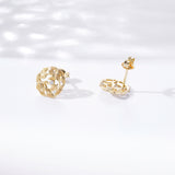 14K Gold Plated Ladies Earrings Light Luxury – Holiday Gift Ideas — 5