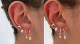 Women's Geometric Flower Zircon Earrings – Gifts for Her — 8