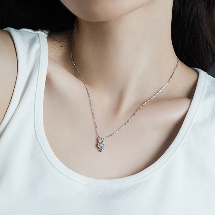 Astronaut Rabbit Necklace Female Niche Design – Jewelry Gift Ideas — 1