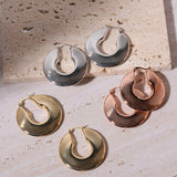 Stainless Steel Mirror Geometry Titanium Steel Hollow – Beauty Gifts — 6
