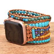 Fashion Natural Stone Woven Strap Bracelet – Stylish Gifts — 1