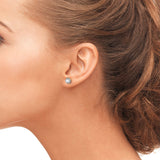 Diamond Alloy Earrings Simple And Small Women's Metal – Gifts for Her — 5