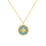 Eight Star Diamond Compass Pendant Necklace – Jewelry Gift Ideas — 2