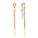 18K Dold Pearl White Zircon Claw Chain Tassel – Thoughtful Gifts — 2