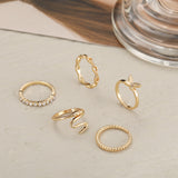 Fashion Metal Joint Ring Creative Retro – Stylish Gifts — 13