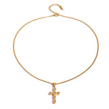 Stainless Steel Diamond Cross Necklace High Sense – Jewelry Gift Ideas — 5