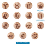 16-20mm Beech Wood 12 Constellation Beads – Stylish Gifts — 7