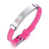 Fashion Engravable Silicone Stainless Steel Bracelet – Stylish Gifts — 12