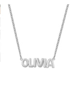 Personalized 3D Bubble Name Necklace – Jewelry Gift Ideas — 2